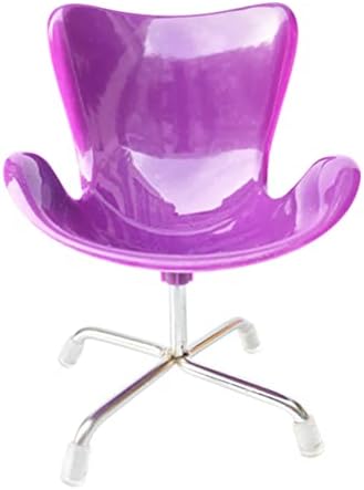 Generic Mini silla de ordenador Modelos Mini Accesorios de Ordenador Mini Silla de Ordenador Chair Decor Miniature Furniture Accessory Mini House Decorative Computer Silla Mini House Decor Props