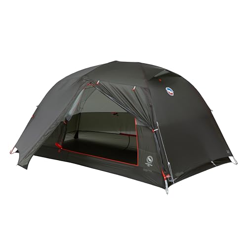 Big Agnes Copper Spur UL - Backpacking Tent For Camping, 3 Season, Ultralight, Waterproof, Anodized Poles, Lichen Green, 2 Person