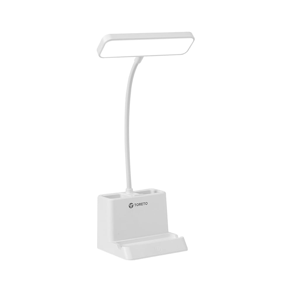 Toreto Sydney Portable Rechargeable LED Desk Lamp with Touch Sensor Control, Smart Work Lighting, Type-C Charging, Fully Rotatable Design, Energy Saving & No Overheating Protection-image-16
