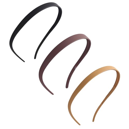 Fascia per occhiali, 3 Pezzi Cerchietti per Capelli in Plastica, Antiscivolo Cerchietto per Capelli per Donna Cerchietti per Occhiali, antiscivolo, ideali per occhiali e uso quotidiano