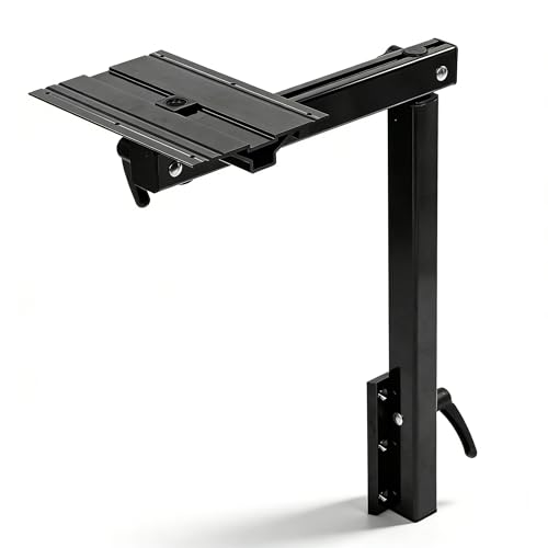 Table Marine/RV Amovible Rectangulaire, Pied de Table Pivotant Amovible, Rotation à 360°, Système de Pied de Table Amovible pour Camping-Car, Camping-Car,...