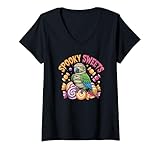 Photo Gallery donna pappagallo spooky dolce halloween costume party design maglietta con collo a v Photo Gallery donna pappagallo spooky dolce halloween costume party design maglietta con collo a v