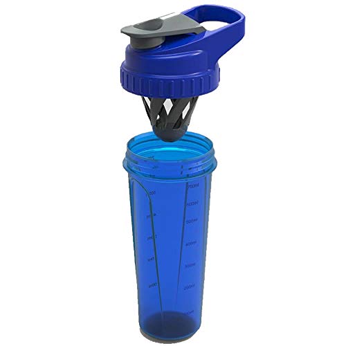 COQUETELEIRA GARRAFINHA SQUEEZE SHAKEIRA, Prottector - 700 mL - AZUL, único