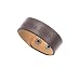 Custom Engraved Fashion Personalized Genuine Leather Wristband Bracelets Cuff Unisex Gift - Brown
