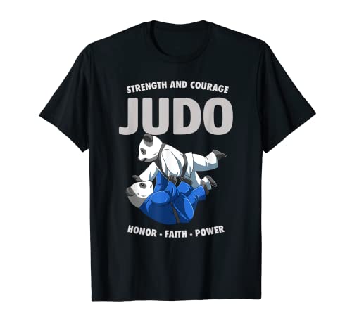 Fighting Judo Pandas - Judoka Japanese Martial Arts T-Shirt