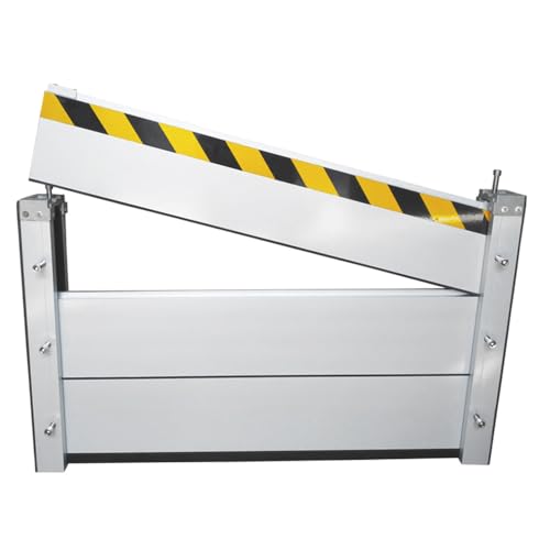 Barrera Móvil de Protección Contra Inundaciones en Puertas,Barrera de Aleación de Aluminio de Defensa Contra Inundaciones en Puertas,Deflector Protección Contra Inundaciones (80×60CM)