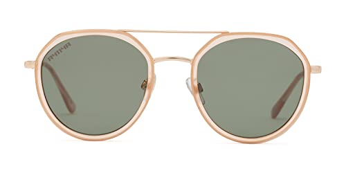 Foster Grant Unisex Adult Luv Peace Within Sunglasses, Tan, 51mm3