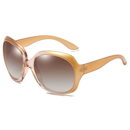 Lunettes de soleil polarisées pour femme tendance et anti-UV pour le voyage