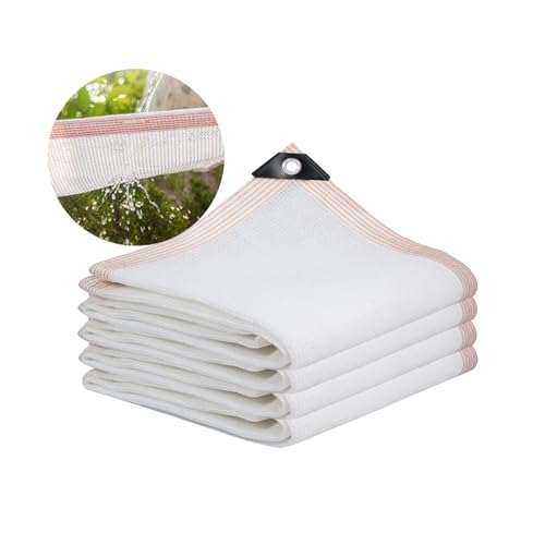 90% Shading Shade Cloth White Shade Cover 3.3X6.6FT 13X65.6FT 19.7X45.9FT 36X36FT Sun Shade Net for Green House, Garden, Pergola, Pools, Dump Truck (Size : 36x36ft)