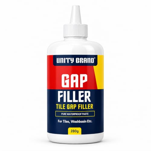 Image of UB Unity Brand Wall Repair Paste Tube Waterproof Crack Filler for Walls & Tiles Gap Filler | White Cement Sealant & Joint Repair Paste | Tile Grout Repair Waterproof for Bathroom & Wall Cracks (280 g)