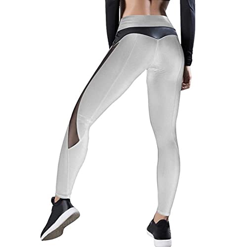 Pantalones de estiramiento damas fitness ideales para yoga y running diario