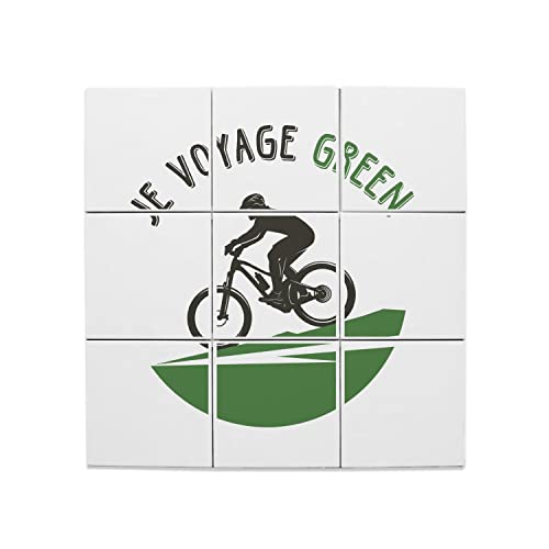 Carreaux Céramique Décoratif VTT et Nature Évadez vous dans Votre Salon