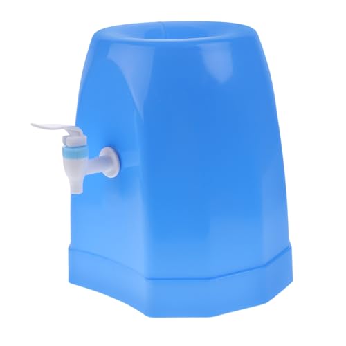 UKCOCO Soporte Para Garrafa De Agua Galón Grifo Dispensador De Agua De Escritorio De Plástico Azul, Compacto y Portátil, Adecuado Para Uso Doméstico y Oficina, Soporte Ligero Para Botellas Grandes