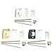 Industrial Door Strikes Plate Set with Reinforced Latches Designs Home Door Easy to Use for Enhanced Security Easy Install