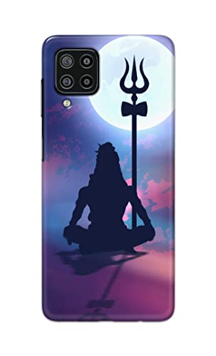 Image of Printed Hard Back Cover Case for Samsung Galaxy F22 4G | Samsung Galaxy M22 4G Back Cover (Lord Shiva) -702