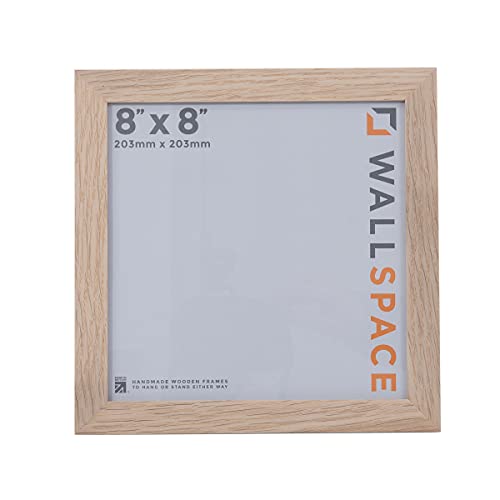 Square Oak Frame 8x8 Inch Solid Wood Photo Frame - 20x20cm