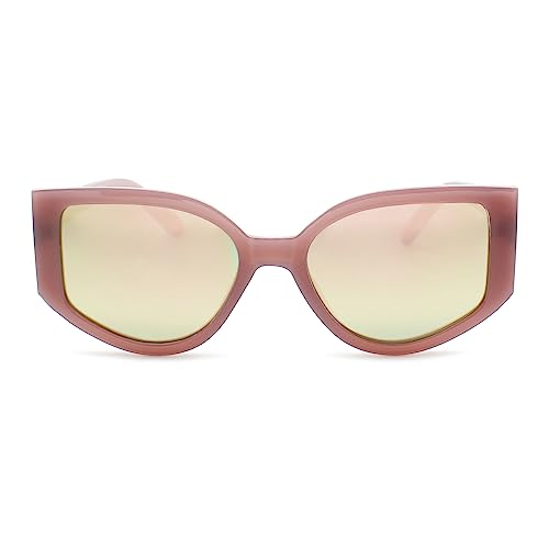 2SeeLife Oversized Mirror Cat Eye Sunglasses for Women with Complete Sun-Protection - Durable & Sturdy Womens Sunglasses
