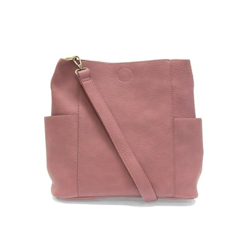 Image of Joy Susan Side-Pocket Bucket Bag: Kayleigh Crossbody