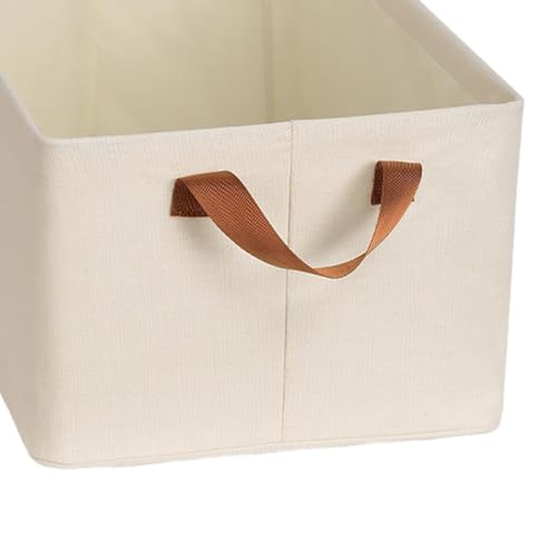 Panier de rangement haut de gamme en polyester pour dressing et textile
