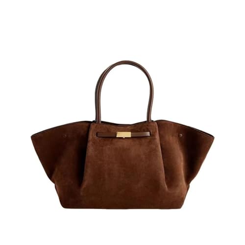 Sac à bandoulière pour femme grand cabas à main en cuir PU noir