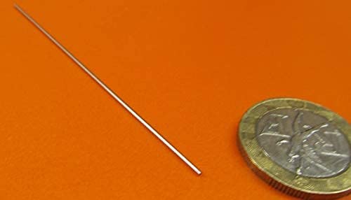 316 Stainless Steel Hardened Shaft .031" Diameter x 3" Long 10 pcs