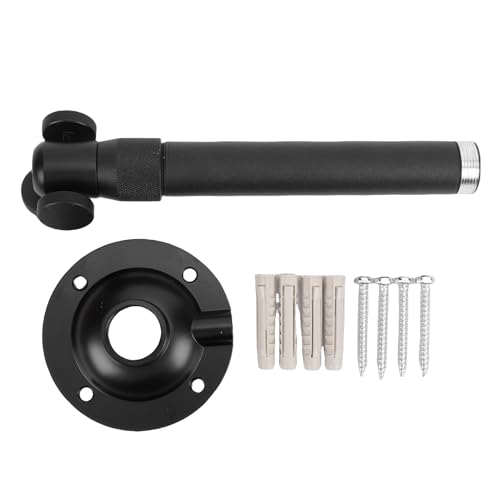 Soporte proyector techo ajustable y giratorio de 7,9-15,7 pulgadas negro 6
