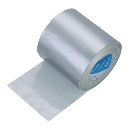 uxcell Heavy Duty Duct Tape, 4 Inch x 55 Yard Waterproof Flexible Hand Tear Strong Adhesive Duct Tapes for Crafts DIY, Fixing, Repairs, Silver