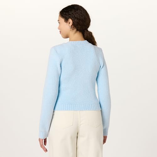 Image of The Drop Womens Janice Gold Button Fitted Sweater Cardigan