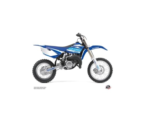 Kit déco Yamaha 85 YZ Bleu Outline idéal pour briller sur les terrains de cross