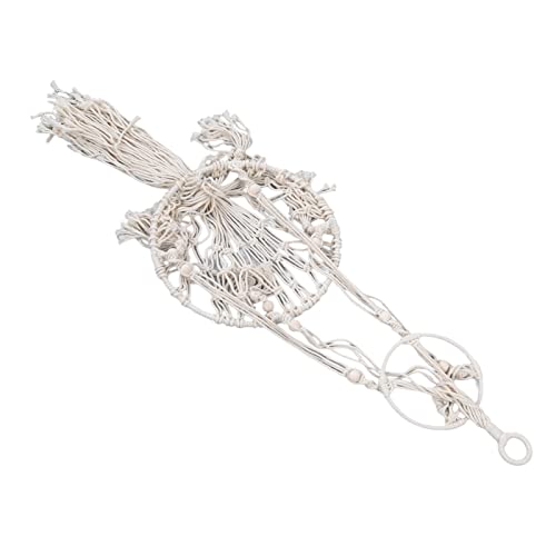 Hand Woven Cat Hammock Macrame Hanging Cat Bed Cotton Rope Pet Cat Swing for Garden Courtyard