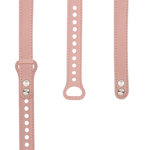 kwmobile Armband kompatibel mit Xiaomi Smart Band 10 / Smart Band 9/8 - Echtleder Fitnesstracker Sportarmband Band