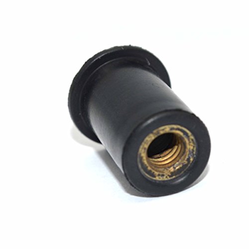 Omonic Rubber Well Nuts With M5 Brass Insert 5Mm Metric Wellnuts Motorcycle Windscreen #TOP2