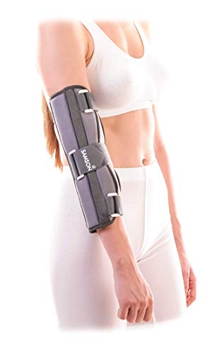 Image of ARM IMMOBILIZER Brace for Sleeping Elbow Immobilizer Arm Splint Support for Pain Relief Arthritis Elbow Sleeve Tennis Brace for Men Women - UNIVERSAL SIZE