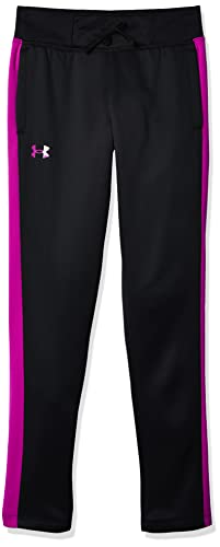 Pantalon fleece Under Armour fille XL noir et rose strobe doux