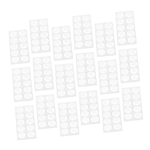 FRCOLOR 120 Sets Earlobe Protective Film Silicone Patch Earring Pads Silicone for Heavy Earrings Bathroom Organizer Transparent Ear Support Coffee Bar Accessories Protector Pe Invisible