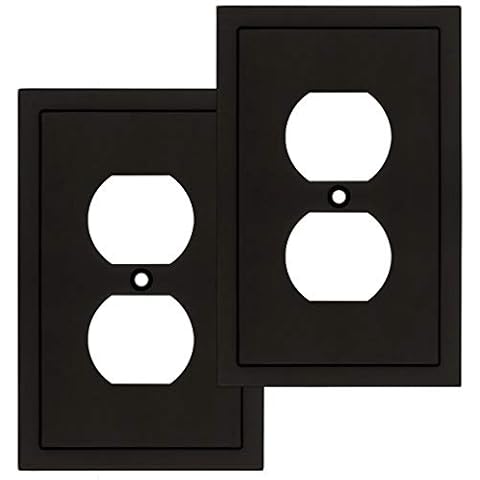 Modern Edge Decorative Wall Plate Switch Plate Outlet Cover Cover