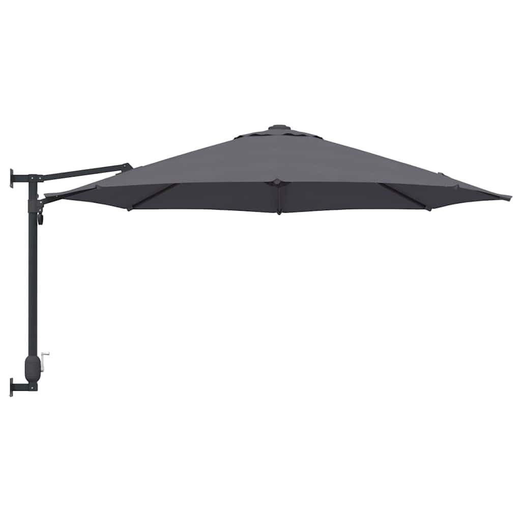 Parasol ogrodowy, piaskowy x poliester i stal, z funkcją przechylania, ochrona przed wiatrem, markiza boczna wysuwana, na taras, ochrona prywatności, balkon, ochrona przed słońcem, trwały