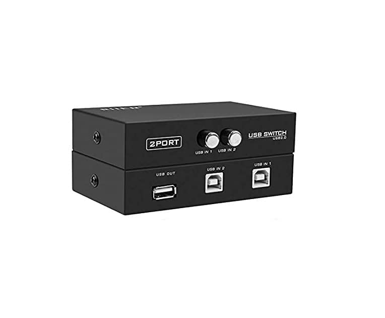 2 Ports USB 2.0 Selector Switch for PC Sharing Switch Box Computer Scanner Printers Projector Camera and Keyboard-picture-24