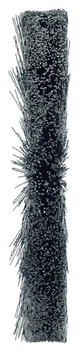 Image of Weiler 20490 6 inch Nylon Wheel Brush, .016 inch Crimped Black Fill, 2 inch Arbor Hole, Made in The USA (Pack of 2)