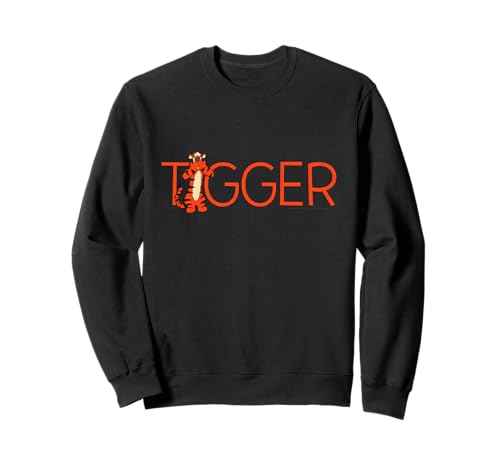 Sweat Winnie the Pooh Tigger classique Disney - Pull col rond imprimé personnages vintage