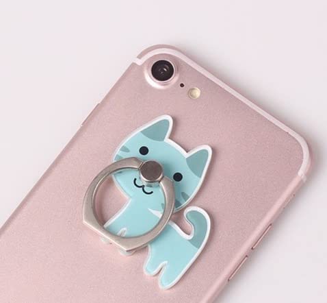 BeFunky Universal Mobile Ring Holder, 360° Rotation/3D Ring Finger Grip for iPhone iPad Samsung LG HTC Nokia Huawei Tablet (Blue Cat R353) (B09KM1LJJ3) Amazon Price History, Amazon Price Tracker