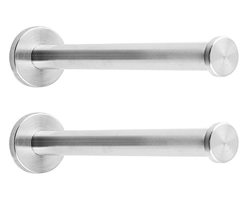 NELXULAS Brushed Stainless Steel Bath Towel Robe Hooks Single Super Heavy Duty Wall