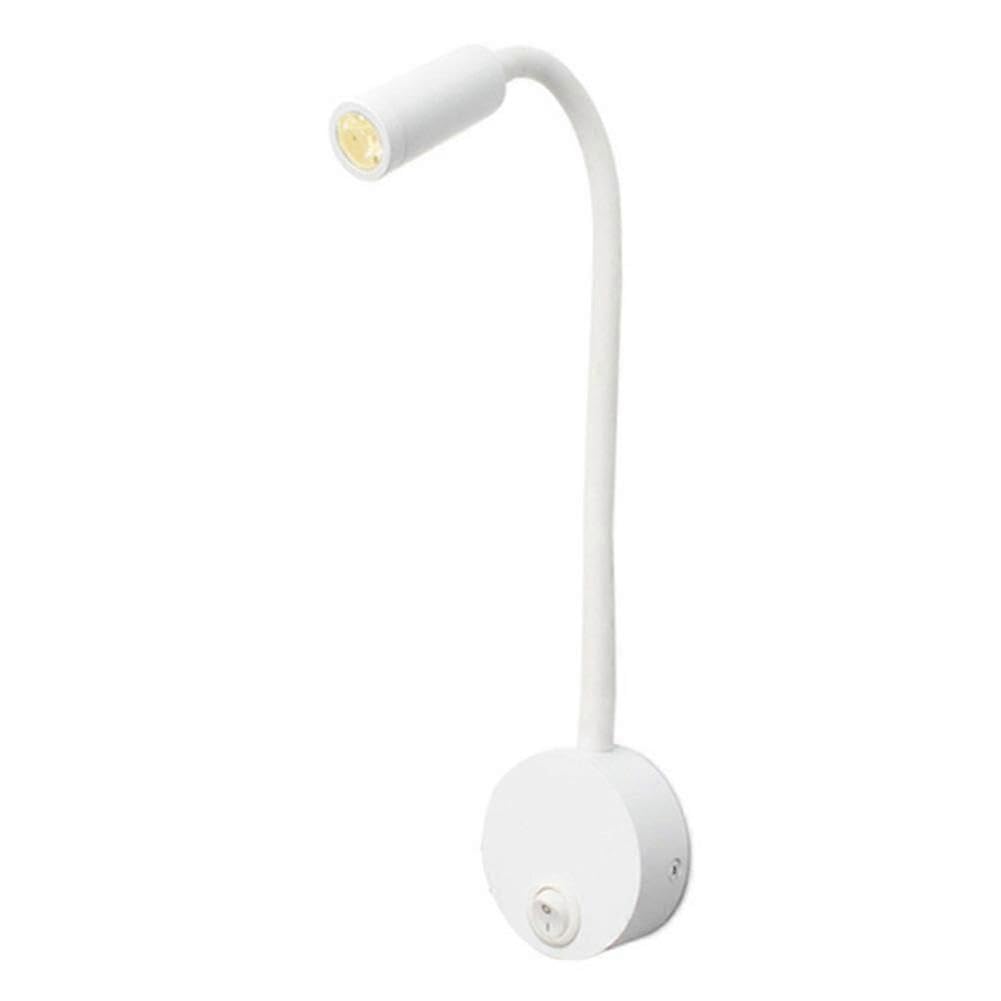 Joyhappst Image Color Led 3W Warm White 3000K Gooseneck Wall Lamp Ac85-265V Wiring Type Bedside Lamp With Rotating Adjusta