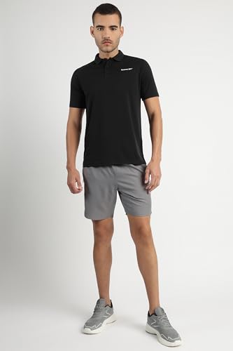 Image of Reebok Men's Polyester Blend Training Shorts - Durable Breathable Gym Shorts for Men | Sports Shorts for Men | Workout Fitness Shorts - Non-Restrictive with Pockets