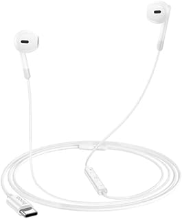 Hoco M109 Sunny Digital Wire Control Earphones with Microphone, 1.2 Meter Length, White
