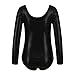 Valcatch Gymnastics Leotards for Girls Long Sleeve Kids Teens Dance Tumbling Outfit Matching Shorts Set Age 5-14 Years