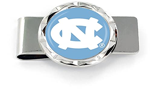 Pince à billets North Carolina Tar Heels Aminco style diamant chic