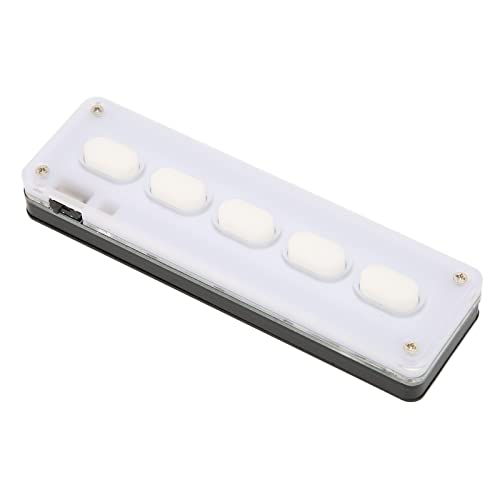 Clavier programmable 5 touches pour supprimer les clics bruyants