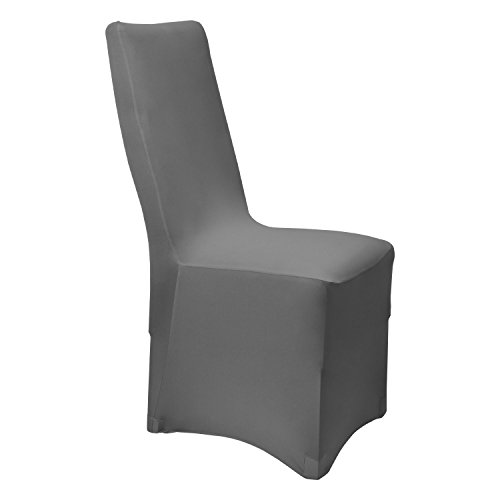 Beautissu Bankett stoelhoezen 4-delige set Leona - 45x95 cm lange stretch stoelhoezen - elegante bi-elastische hoezen… - Afbeelding 5