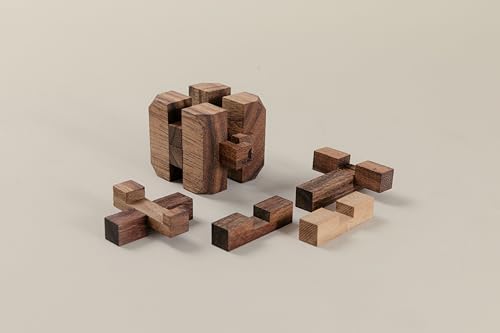 Hidden Passage: Wooden 3D Mechanical Puzzle for Adults – Brain Teaser Game | Desk Toy | Handmade Interlocking Wood Puzzle | Mind Teaser Logic Challenge by SiamMandalay - Image 9